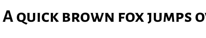 Preview of Alegreya Sans SC Bold font