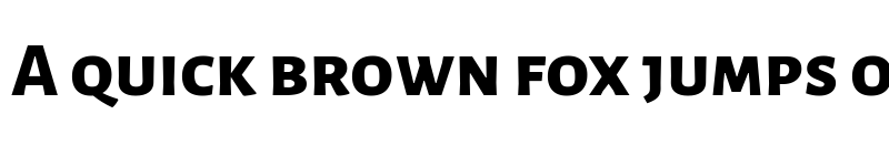 Preview of Alegreya Sans SC ExtraBold font