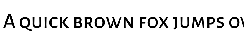 Preview of Alegreya Sans SC Medium font