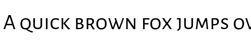 Preview of Alegreya Sans SC Regular font