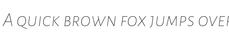 Preview of Alegreya Sans SC Thin Italic font