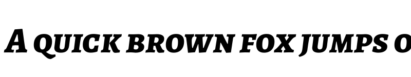 Preview of Alegreya SC ExtraBold Italic font