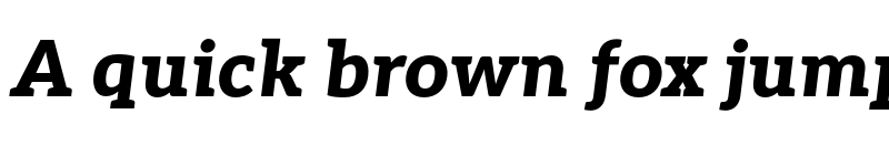 Preview of Aleo Black Italic font