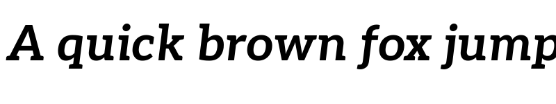 Preview of Aleo Bold Italic font