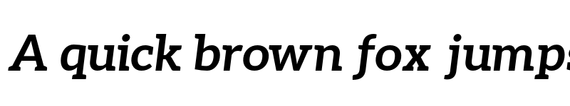 Preview of Aleo BoldItalic font