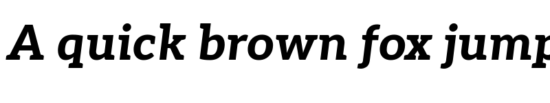 Preview of Aleo ExtraBold Italic font