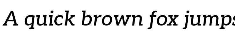 Preview of Aleo Medium Italic font