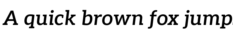 Preview of Aleo SemiBold Italic font