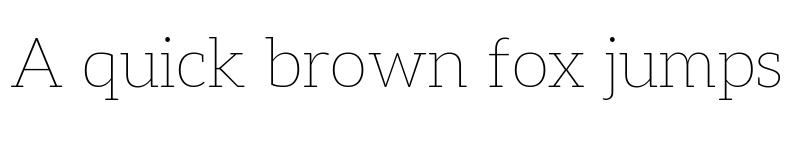 Preview of Aleo Thin font