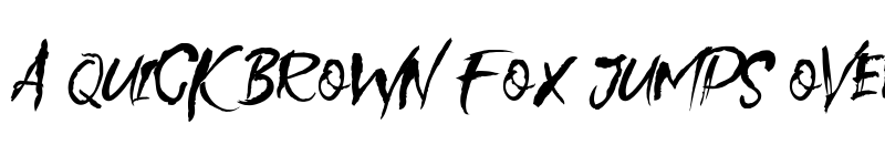 Preview of Alert Covid Regular font