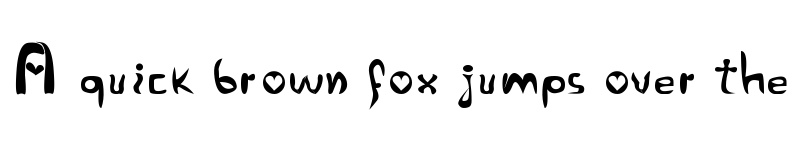 Preview of Alertse Regular font