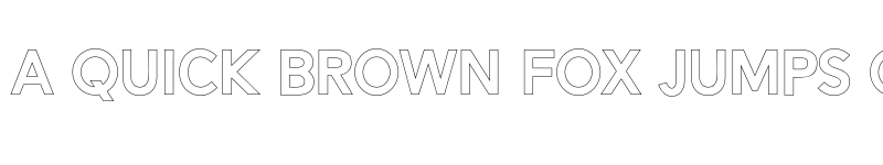 Preview of Alesand Outline Extra Bold font