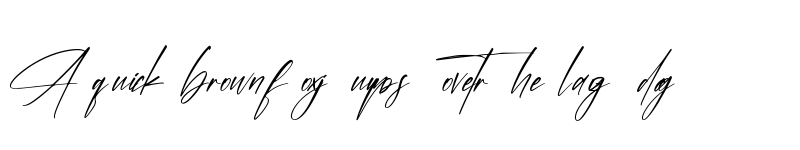 Preview of Alessana Regular font