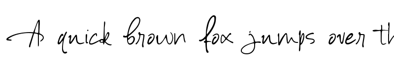 Preview of Alessia Harvey DEMO font