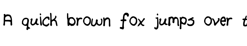 Preview of Alex Handwriting Regular font
