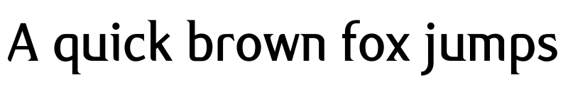 Preview of Alex Regular font