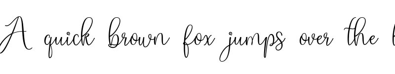 Preview of Alexandra Demo Regular font