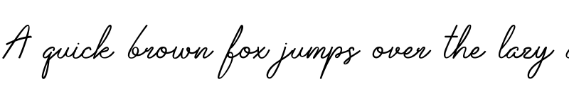 Preview of Alexandra Magnolia Regular font