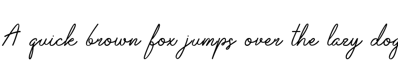 Preview of Alexandra Magnolia Script font