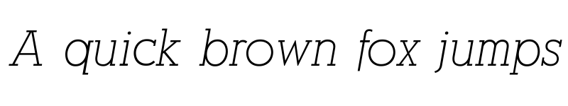 Preview of AlexandriaFLF Medium Italic font