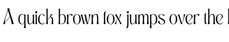 Preview of Alexang Display Regular font