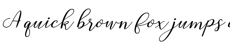 Preview of Alfa Script Regular font