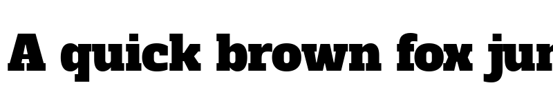 Preview of Alfa Slab One Regular font