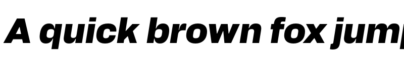 Preview of Alfabet Black Italic font