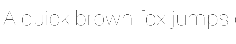 Preview of Alfabet Hairline font