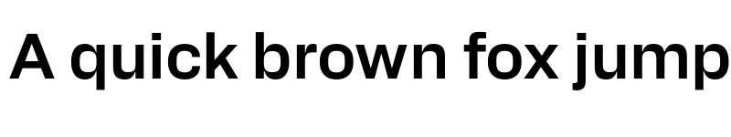 Preview of Alfabet SemiBold font