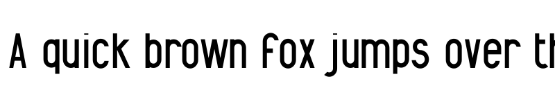 Preview of Alfphabet Condensed font