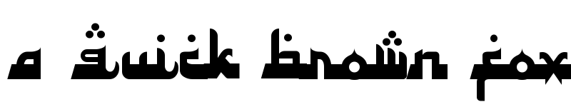 Preview of Alhambra Deep Regular font