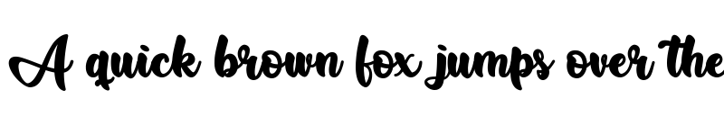 Preview of Aliando Rocky Regular font