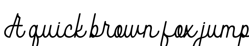 Preview of Alica Kristine Bold Slant Bold font