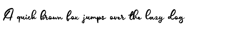 Preview of Alica Script DEMO Regular font