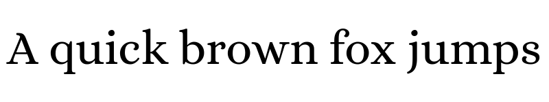 Preview of Alice Regular font