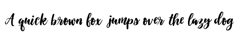 Preview of Alicia Regular font