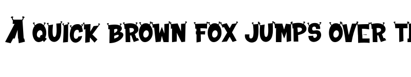 Preview of ALIEN INVASION Regular font