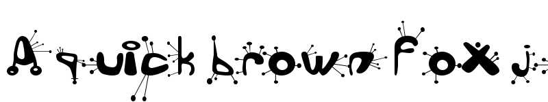 Preview of alien language Regular font