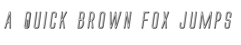 Preview of Alien League 3D Italic Italic font