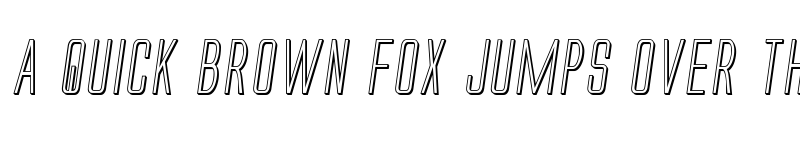 Preview of Alien League II 3D Italic Italic font