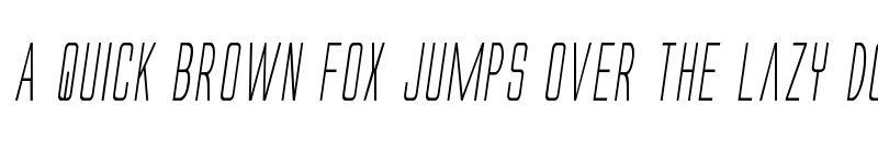 Preview of Alien League II Condensed Italic Condensed Italic font