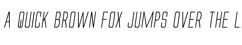 Preview of Alien League II Italic Italic font