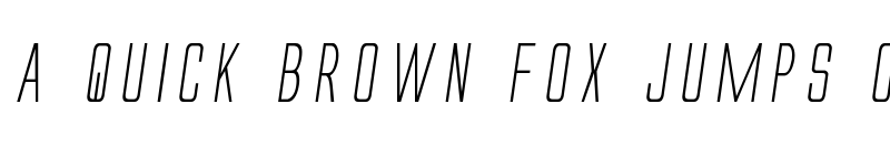 Preview of Alien League Italic Italic font