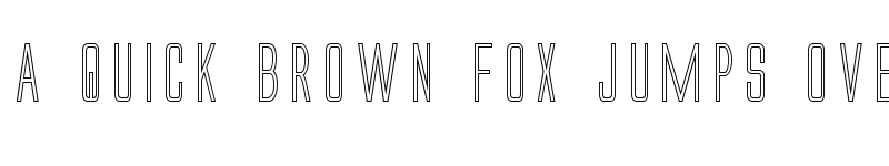 Preview of Alien League Outline Regular font