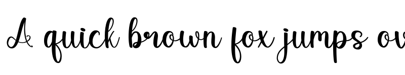 Preview of Alika Caittin Regular font