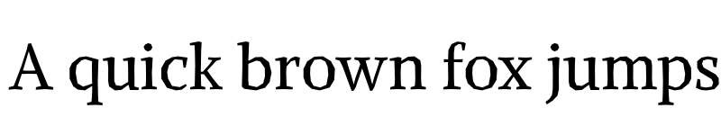 Preview of Alike Angular Regular font