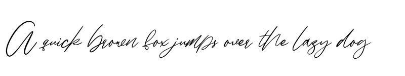 Preview of Alinnea Regular font