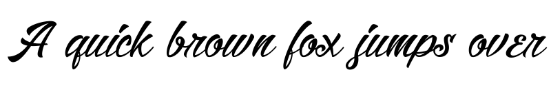 Preview of Alisandra Demo Regular font