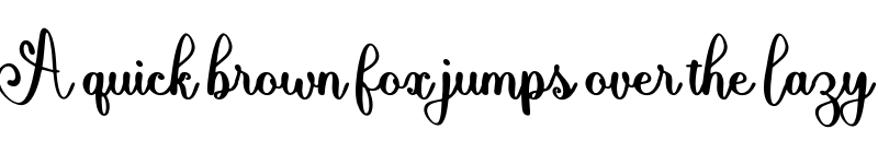 Preview of Alishan Script Regular font